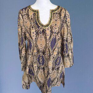 *VINTAGE* Embellished Boho Tunic I Stevie Nicks Style